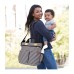 Bolso Skip Hop Duo Bl/White Stripe